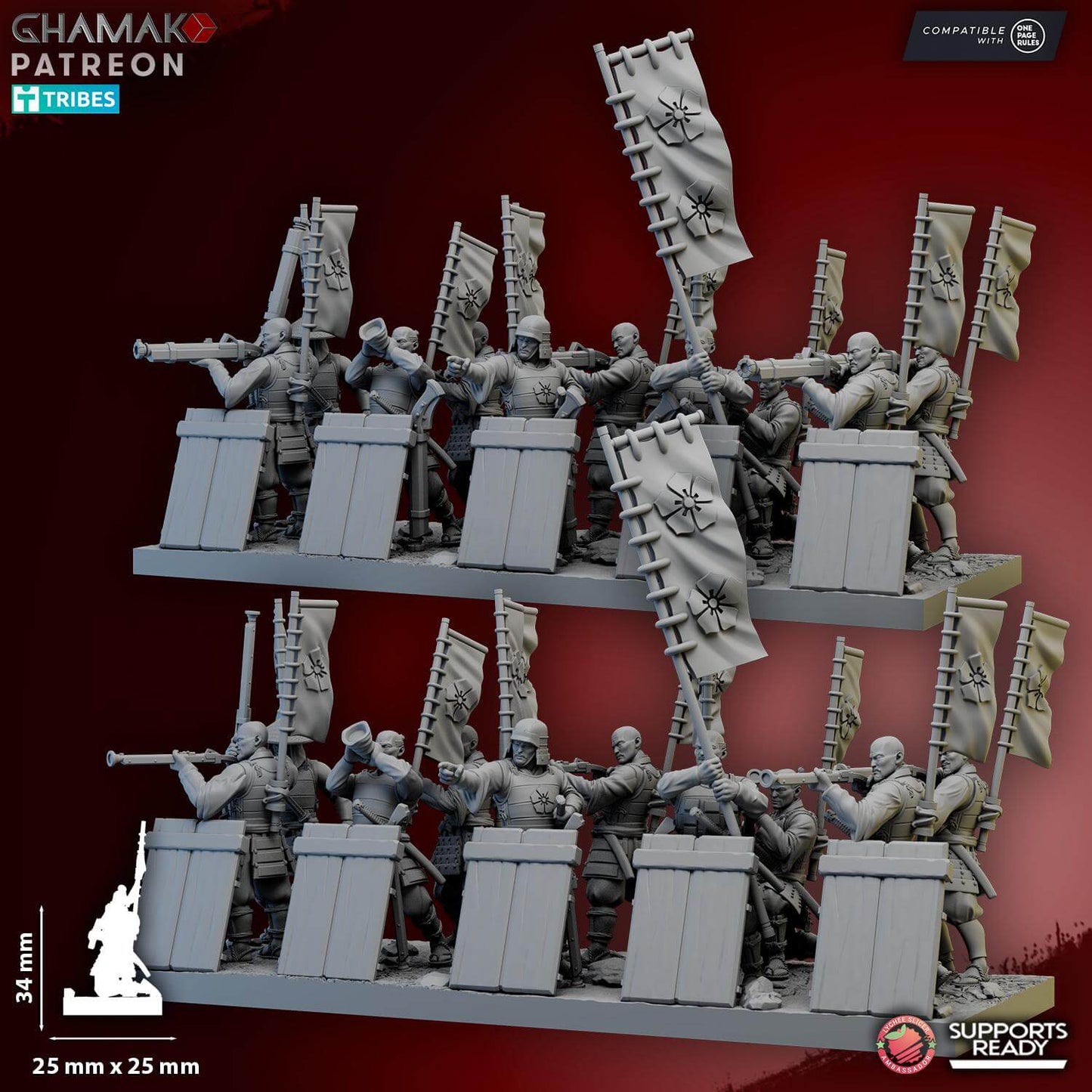 Teppou Ashigaru - Ghamak Miniatures