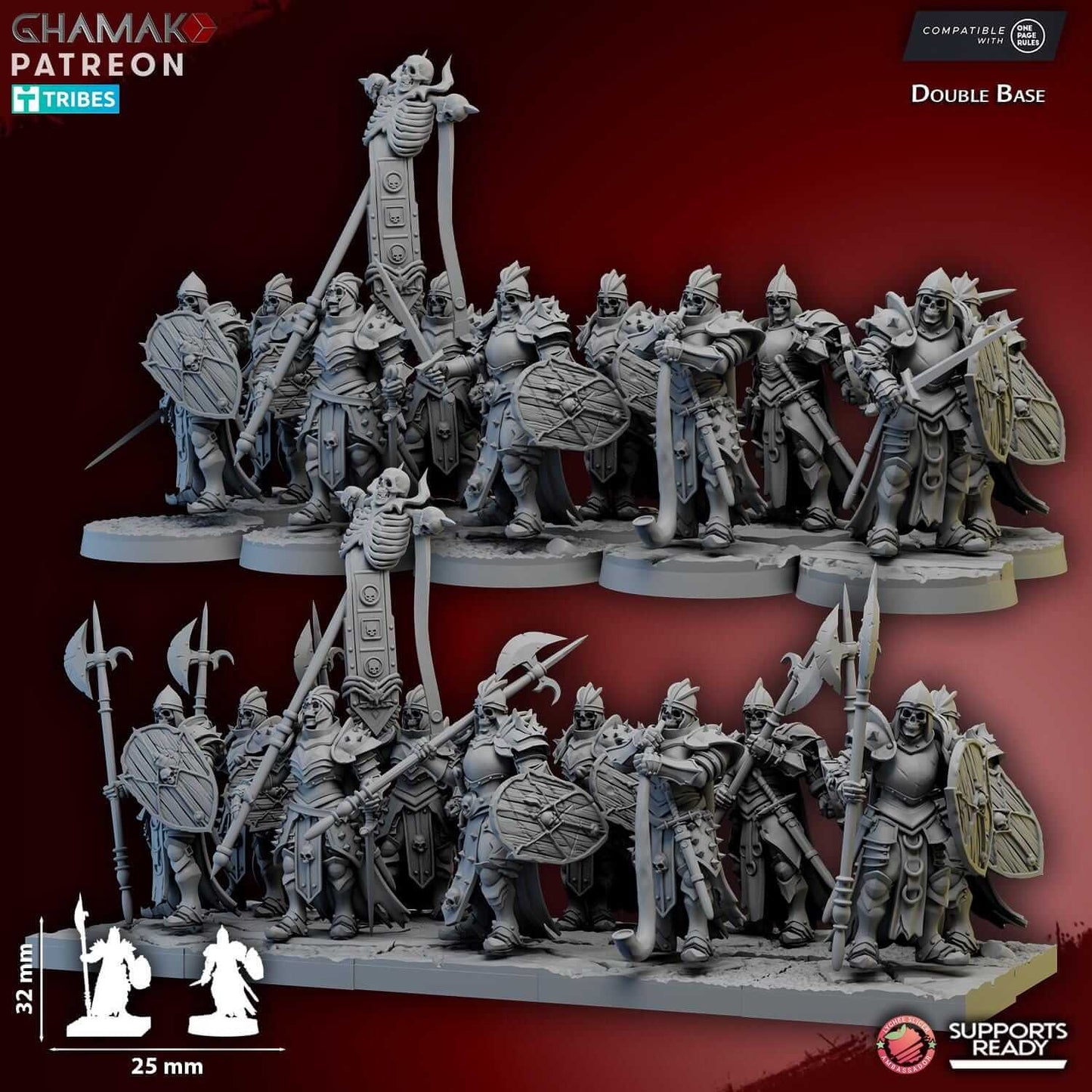 Curtenic Guard - Vampire Counts Proxy - Ghamak Miniatures