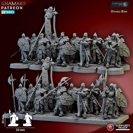 Curtenic Guard - Vampire Counts Proxy - Ghamak Miniatures