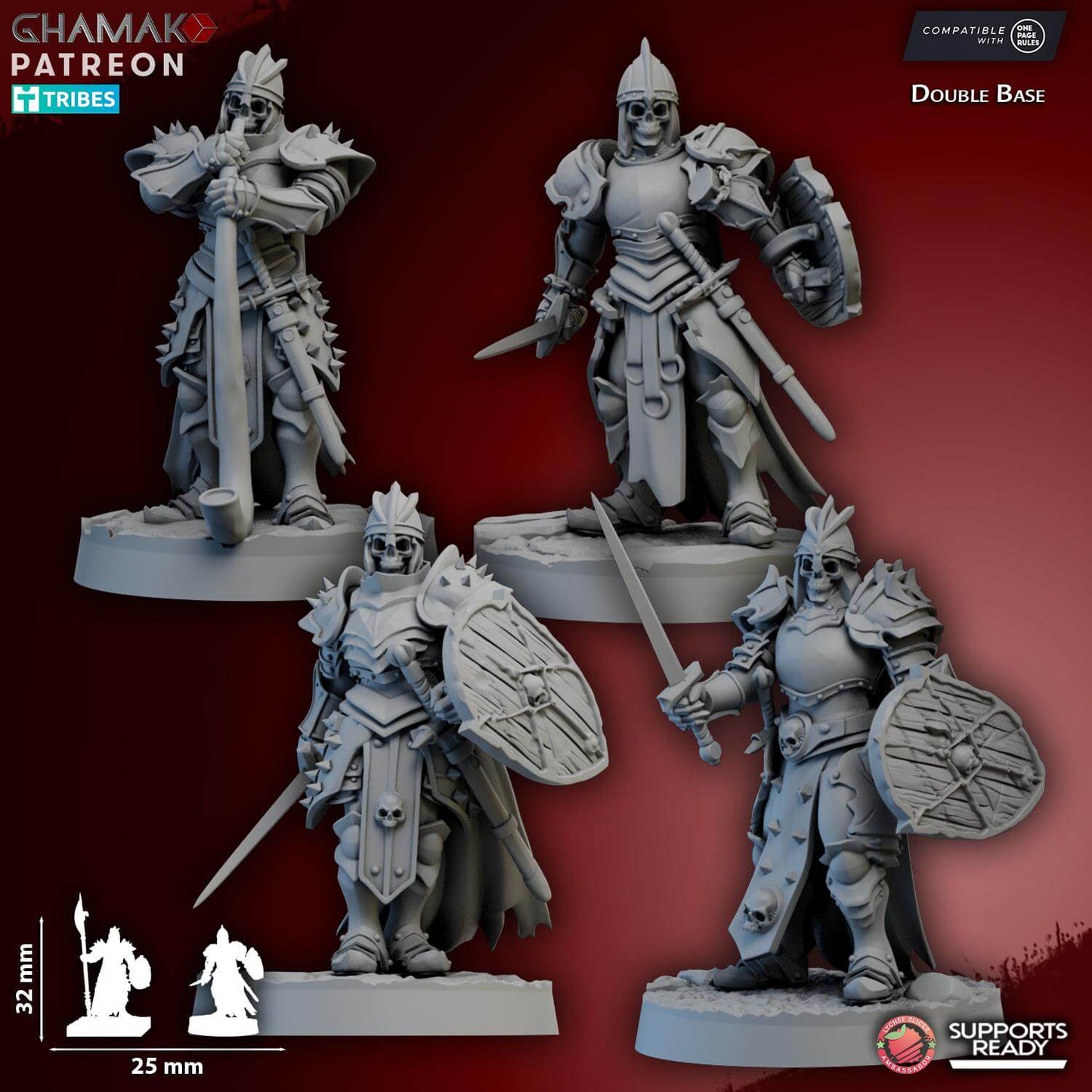 Curtenic Guard - Vampire Counts Proxy - Ghamak Miniatures