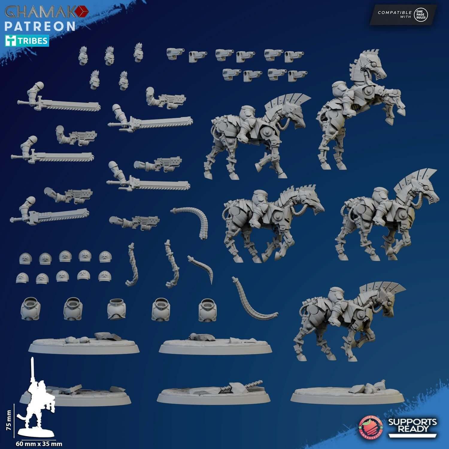Acolyte Cavalry - Ghamak Miniatures