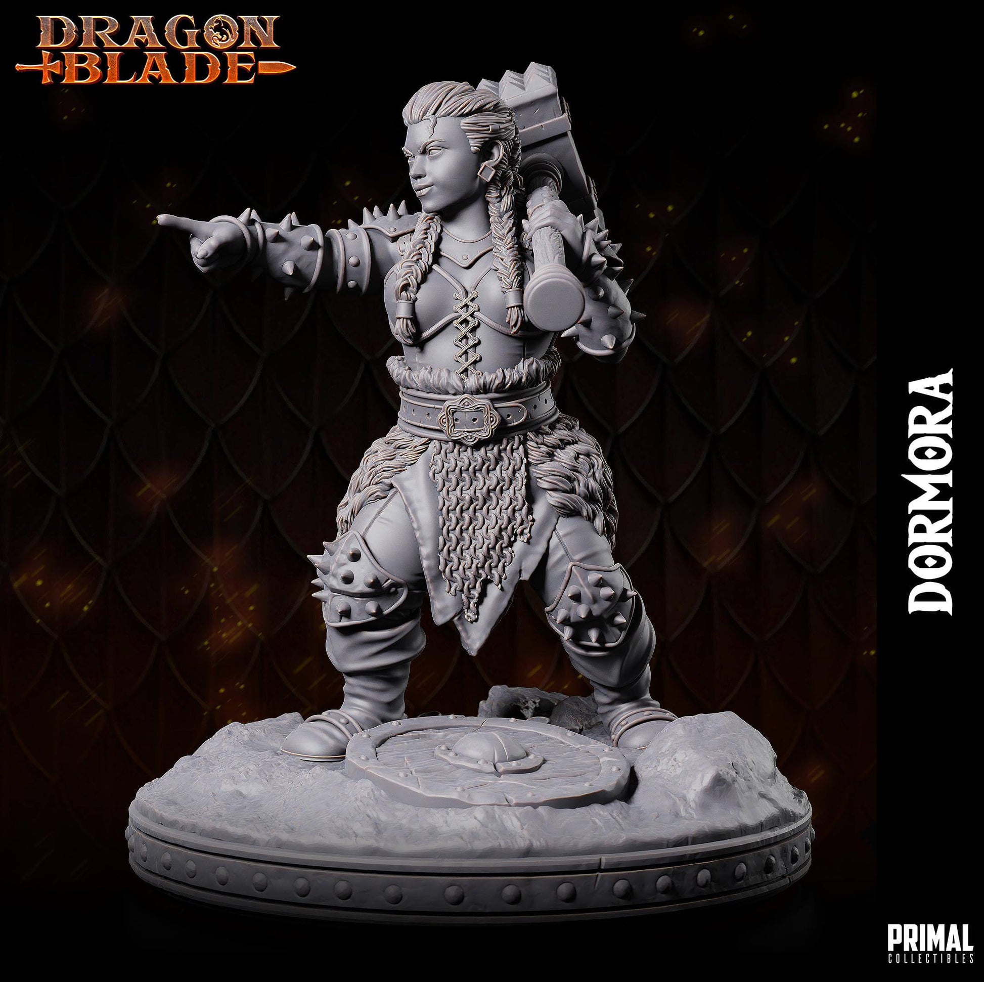 Dormora Dark Dwarf - Dragonblade - Masters of Dungeon Quest