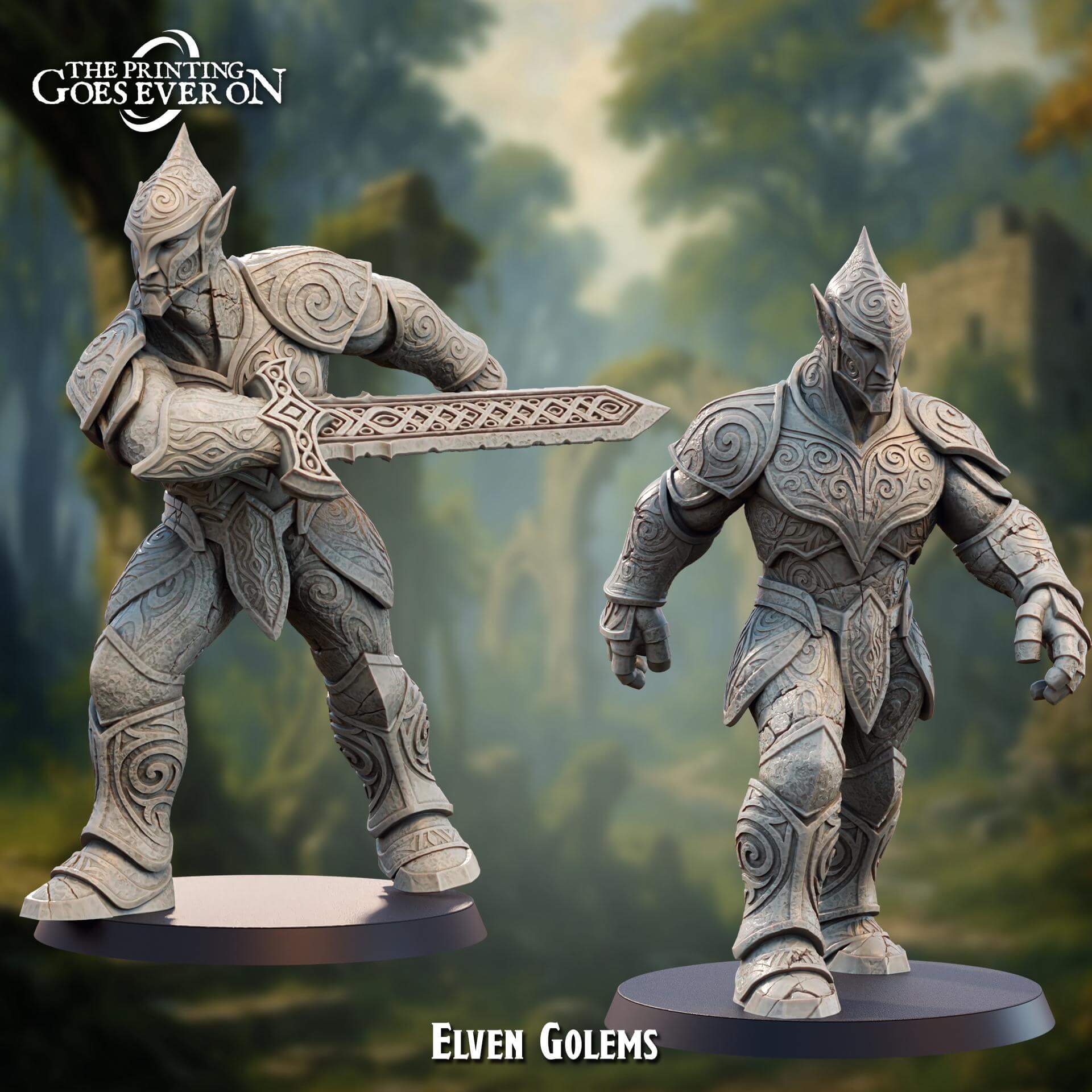 Elven Golems - Dead Elves & Prism Spells - The Printing Goes Ever On