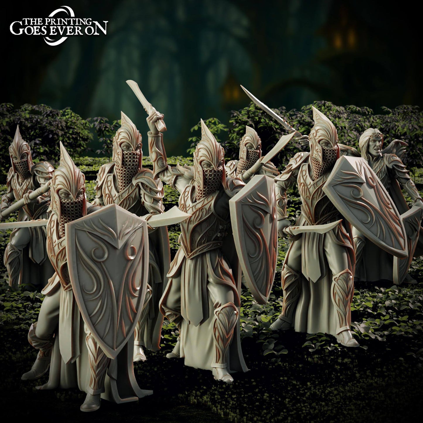 Elderwood Greenmantle Guard - Elderwood Elves - Episode IV- The Printing Goes Ever On