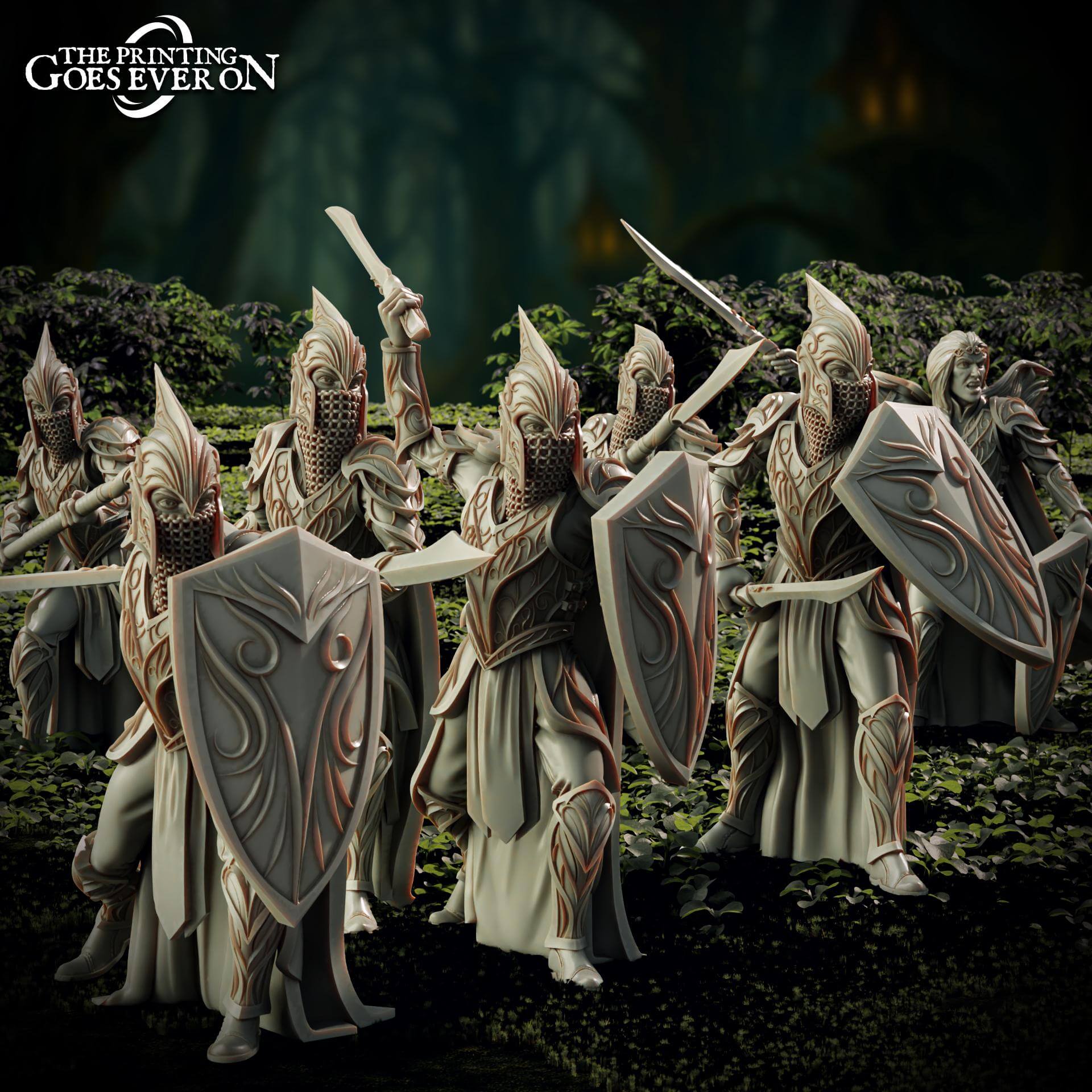 Elderwood Greenmantle Guard - Elderwood Elves - Episode IV- The Printing Goes Ever On
