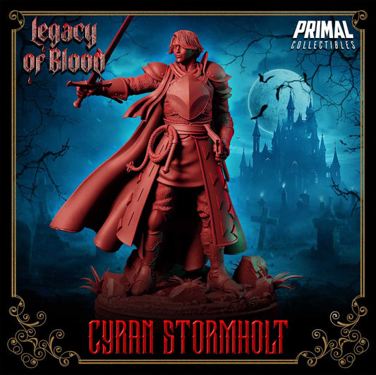 Cyran Stormholt - Legacy of Blood 3D Printed Resin RPG/Tabletop/Boardgames Miniature Primal Collectibles