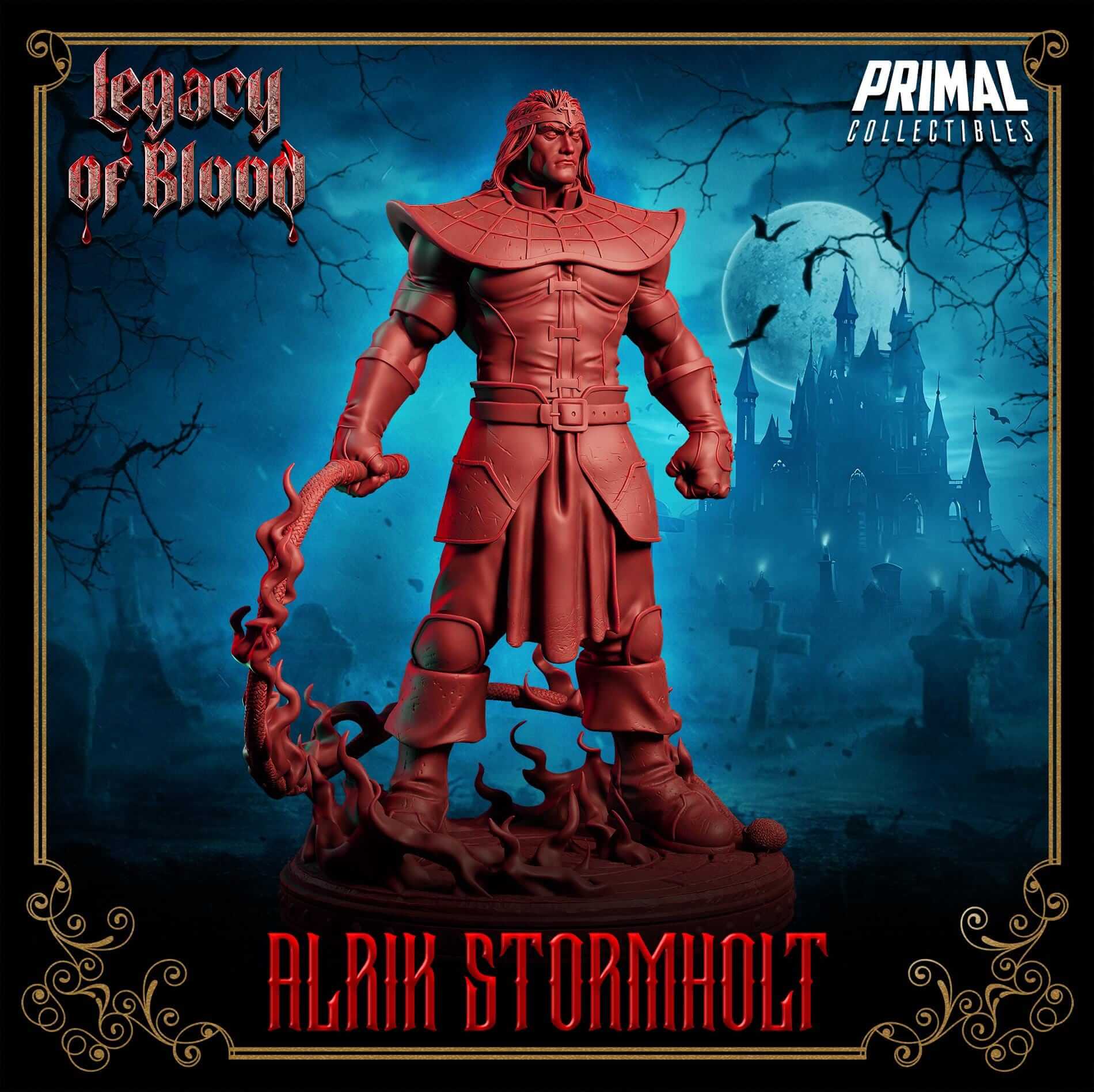 Alrik Stormholt - Legacy of Blood 3D Printed Resin RPG/Tabletop/Boardgames Miniature Primal Collectibles