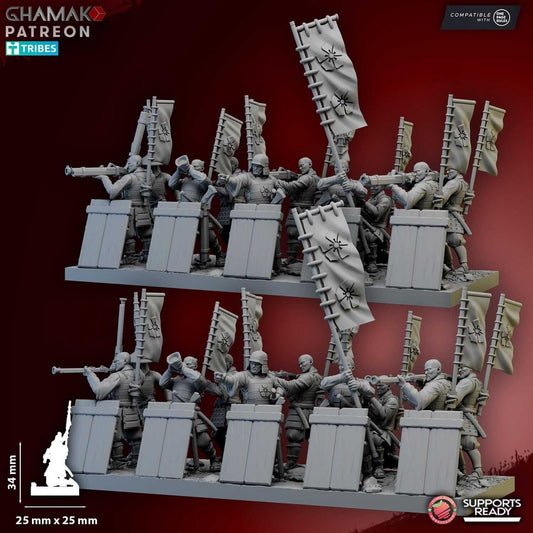 Teppou Ashigaru - Ghamak Miniatures