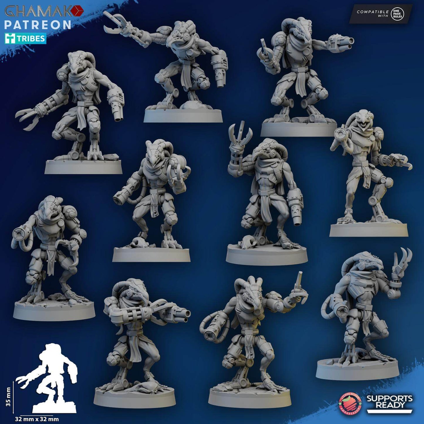 Broken Talons - Kroot Proxies - Ghamak Miniatures