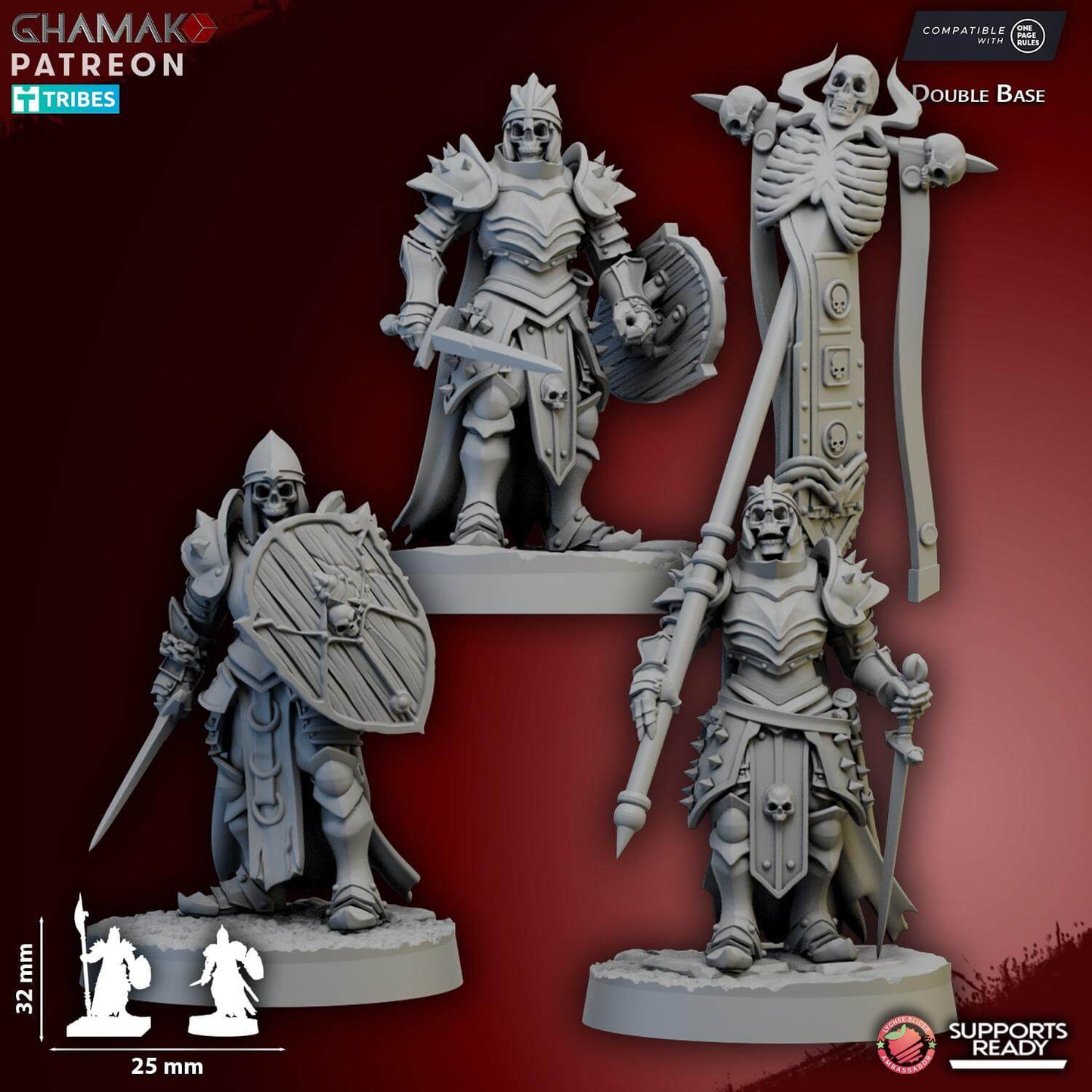 Curtenic Guard - Vampire Counts Proxy - Ghamak Miniatures