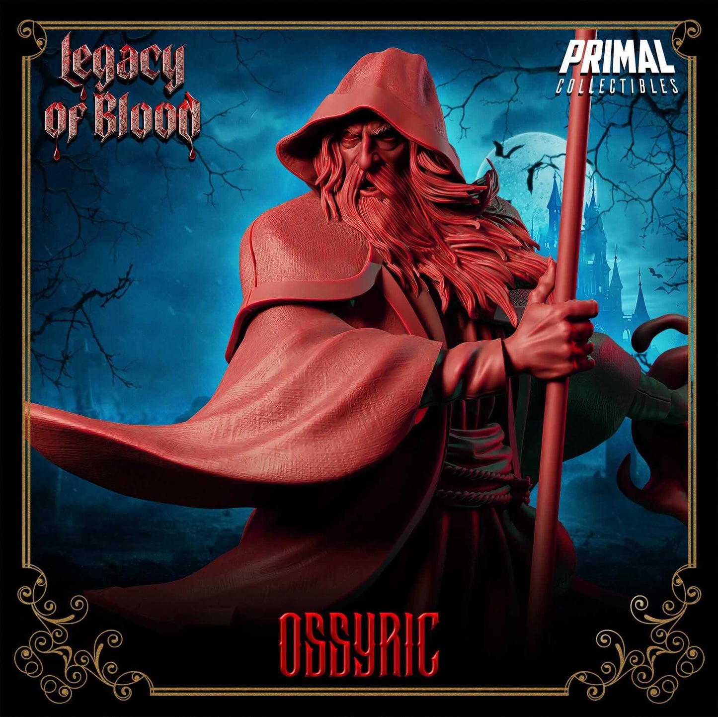 Ossyric Lord - Legacy of Blood 3D Printed Resin RPG/Tabletop/Boardgames Miniature Primal Collectibles