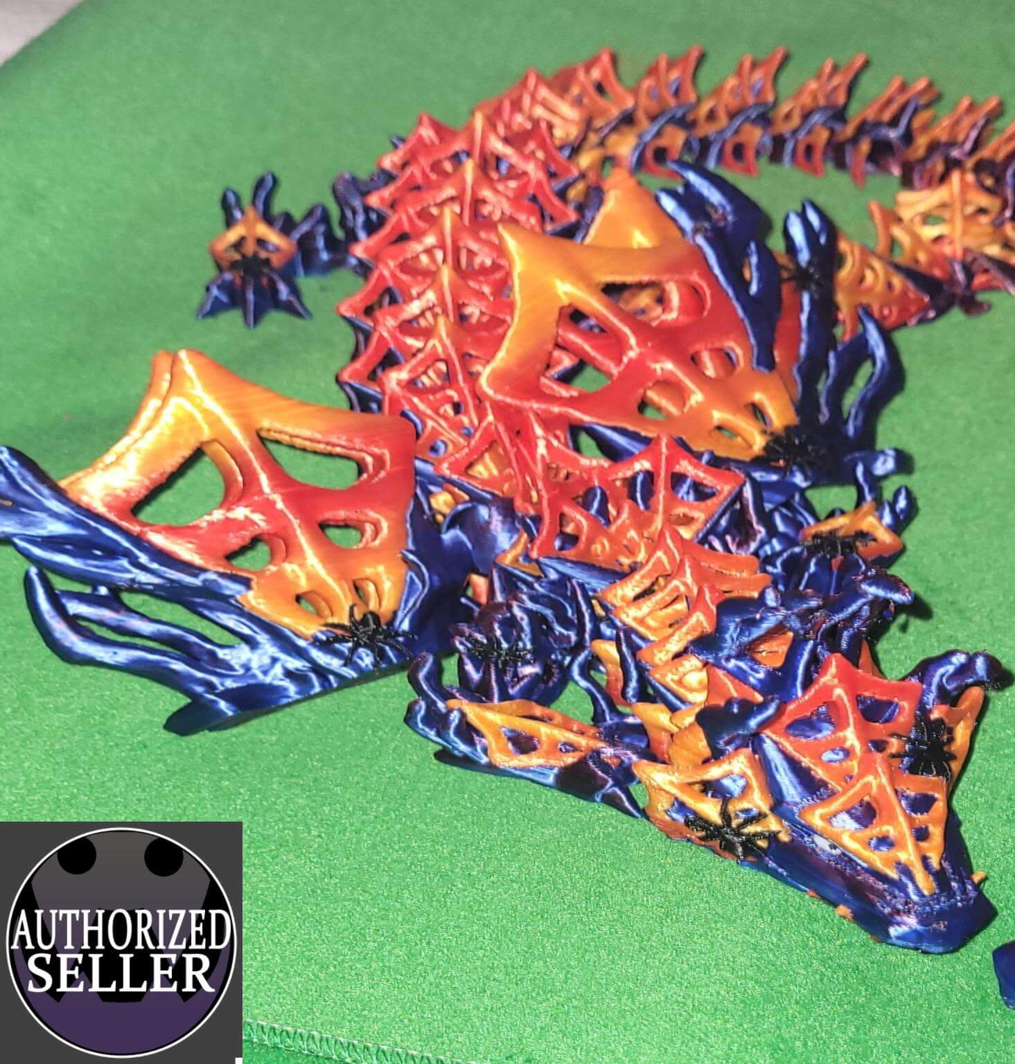 Wicked Dragon - Articulated fidget - Dragon Flexi Toy - Designed by Cinderwing 3D