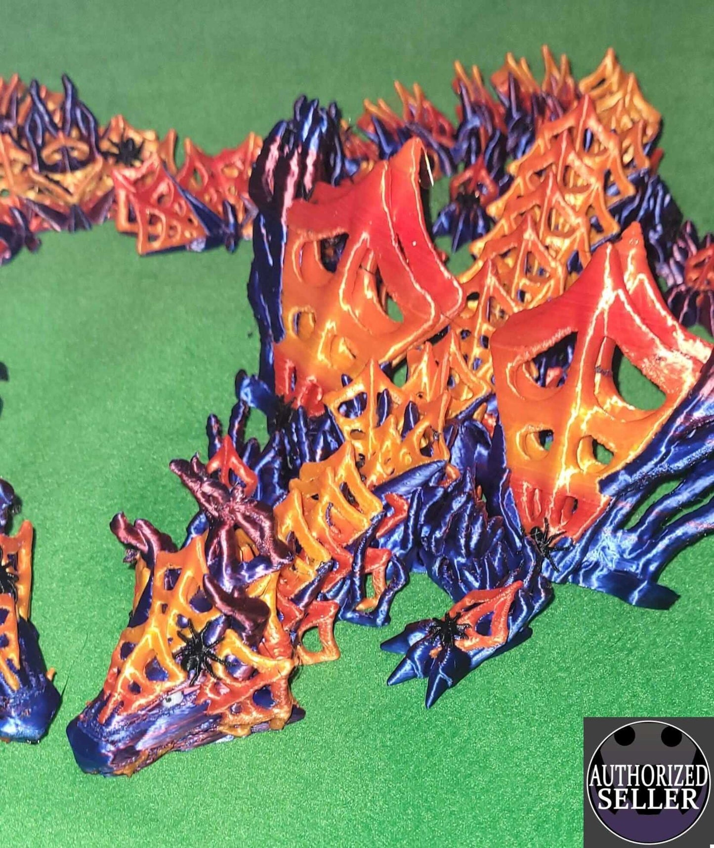 Wicked Dragon - Articulated fidget - Dragon Flexi Toy - Designed by Cinderwing 3D