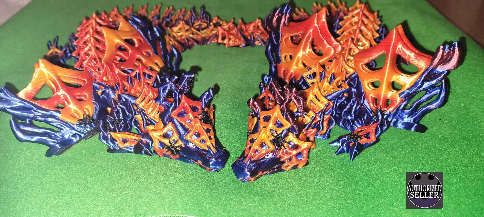 Wicked Dragon - Articulated fidget - Dragon Flexi Toy - Designed by Cinderwing 3D