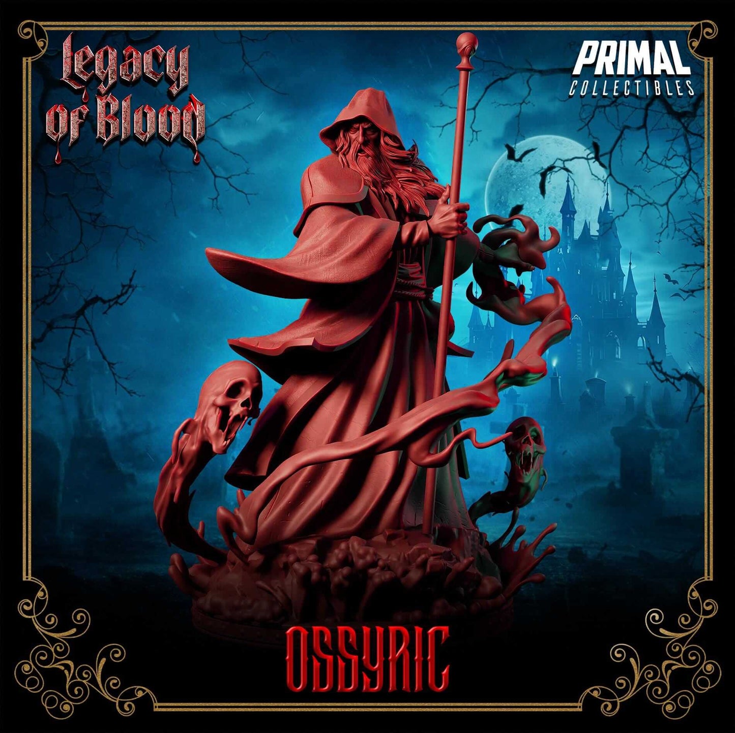 Ossyric Lord - Legacy of Blood 3D Printed Resin RPG/Tabletop/Boardgames Miniature Primal Collectibles