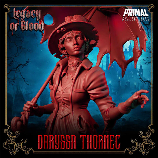 Daryssa Thornec Spirit - Legacy of Blood 3D Printed Resin RPG/Tabletop/Boardgames Miniature Primal Collectibles