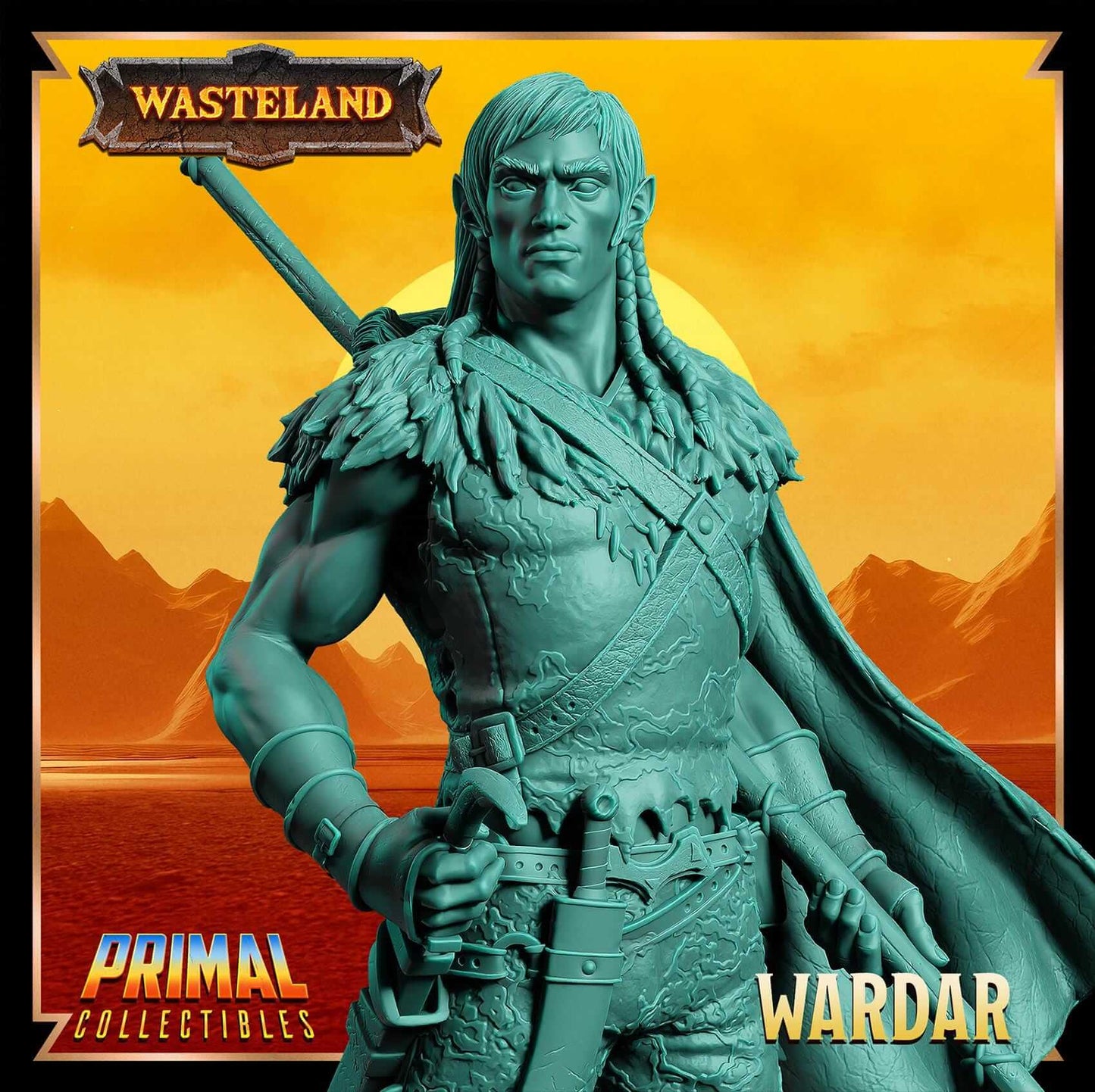 Wardar Elf Wasteland Miniature Primal Collectibles