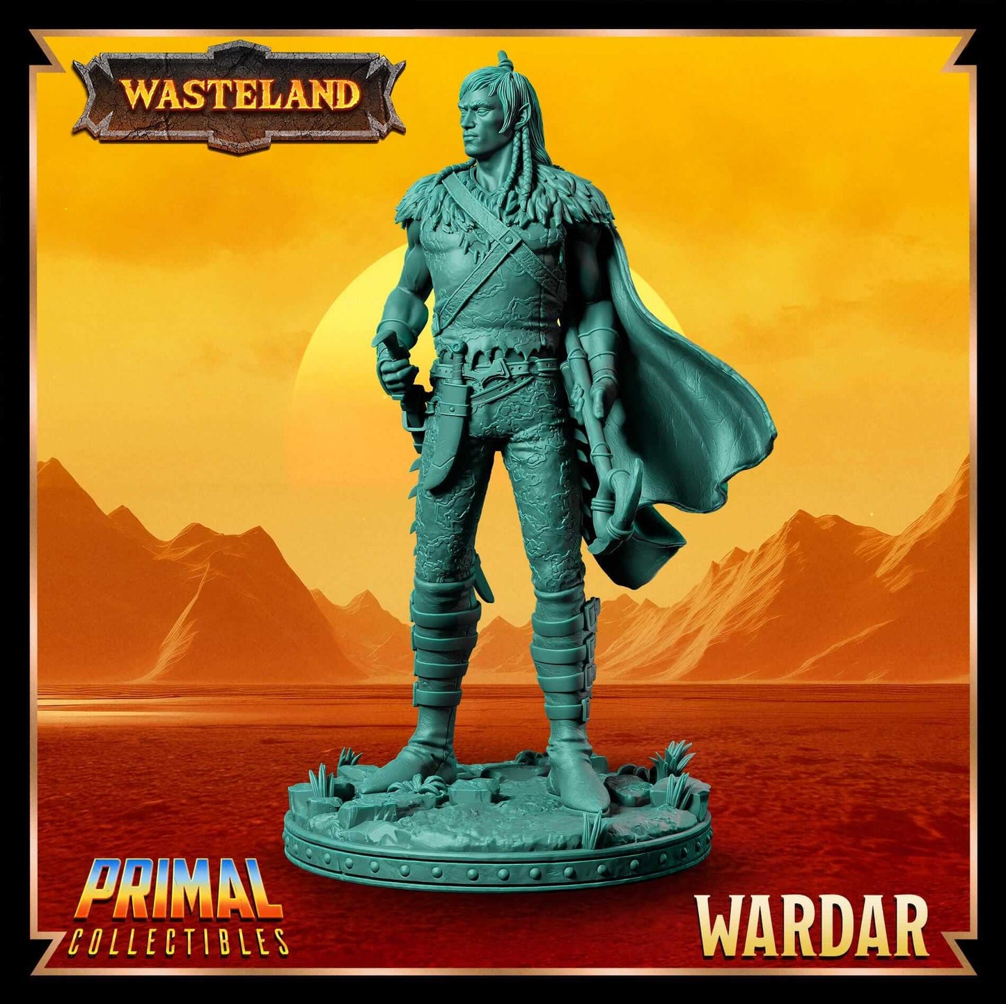 Wardar Elf Wasteland Miniature Primal Collectibles