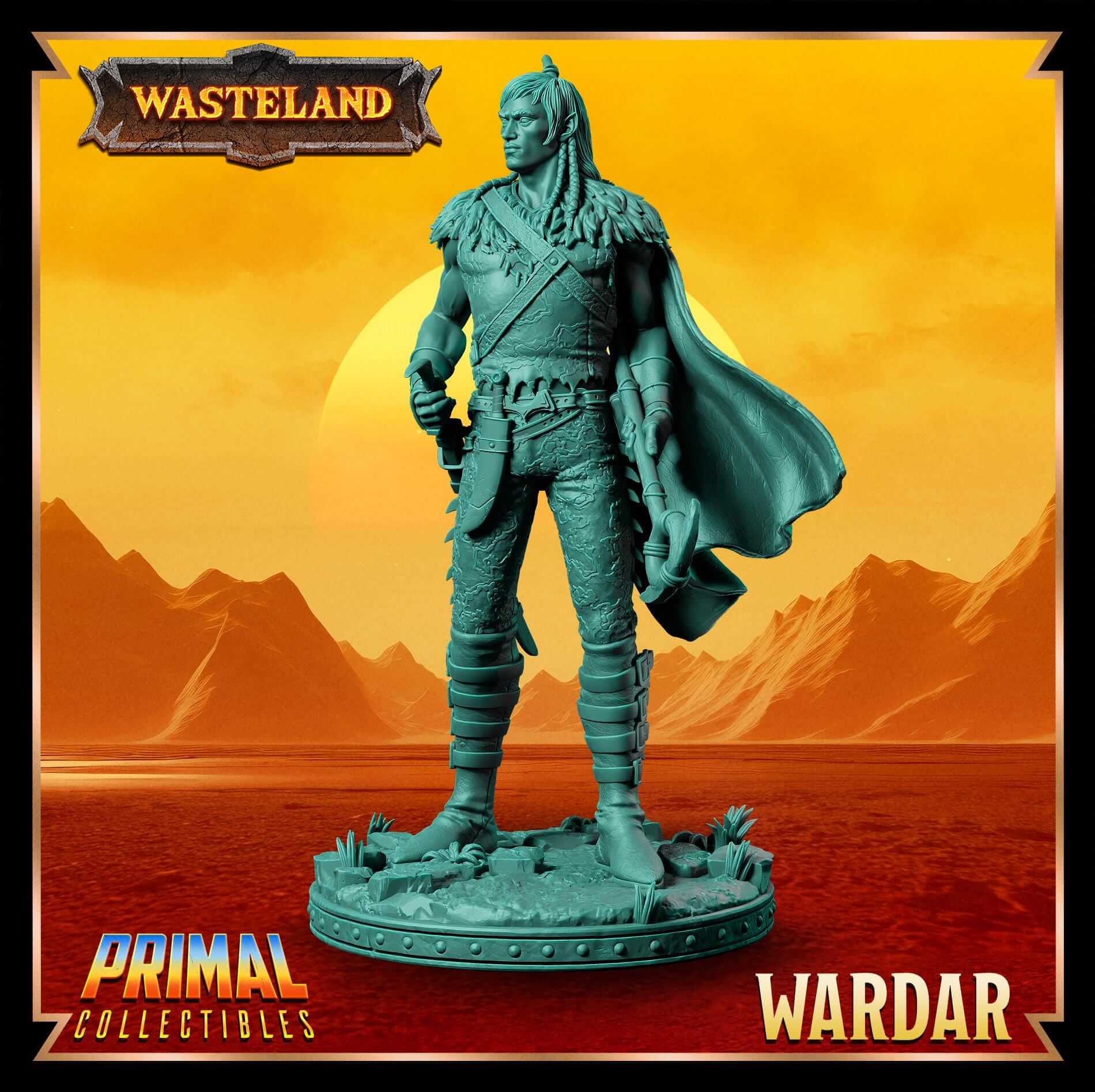 Wardar Elf Wasteland Miniature Primal Collectibles