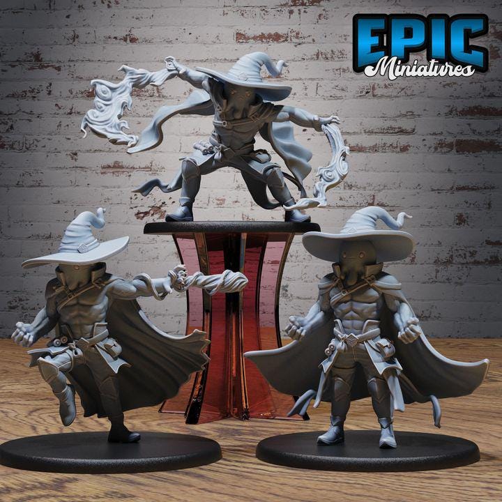 3D Resin Miniature Slime Adventurer - D&D Epic Miniatures