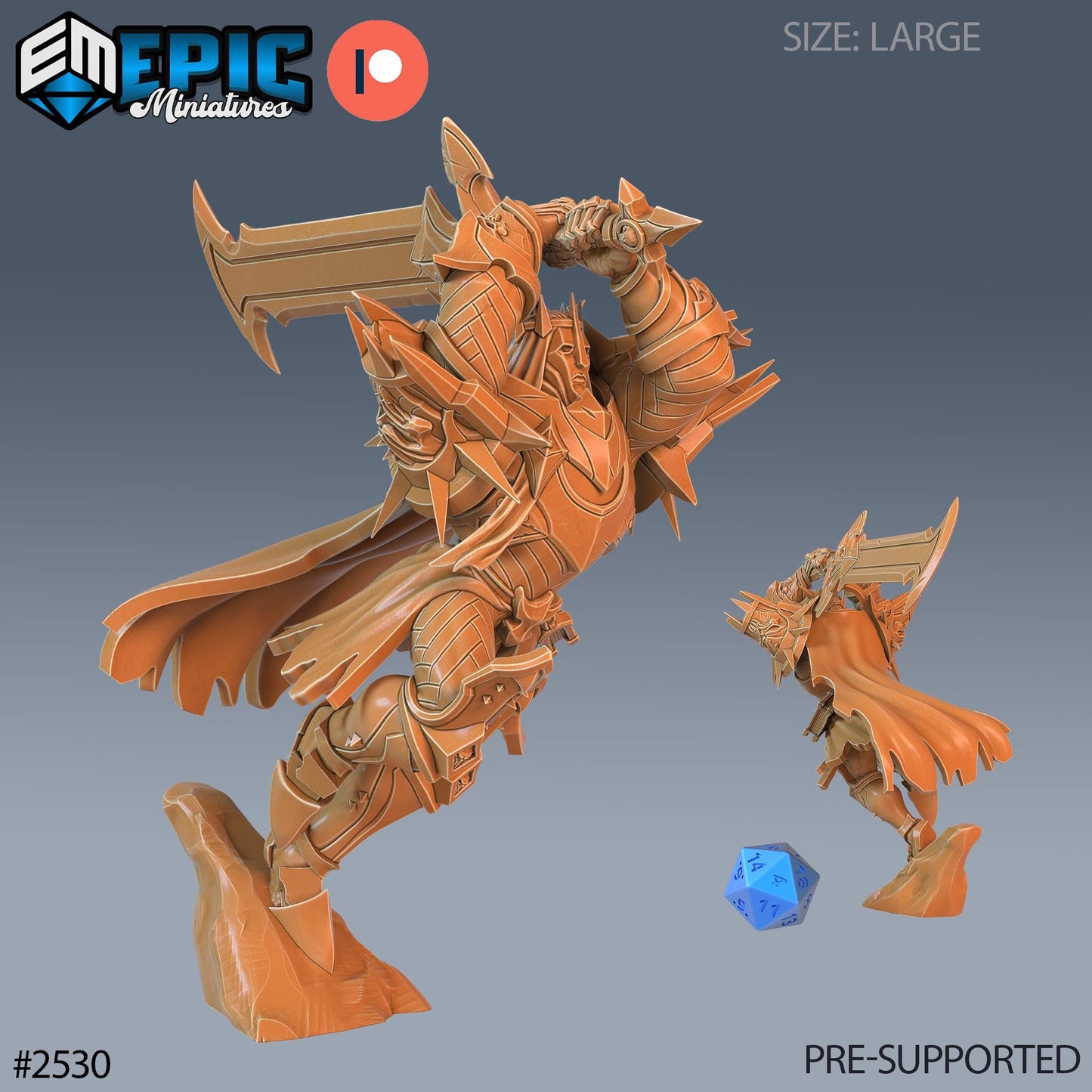 3D Resin Miniature Heavenly Guard - D&D Epic Miniatures
