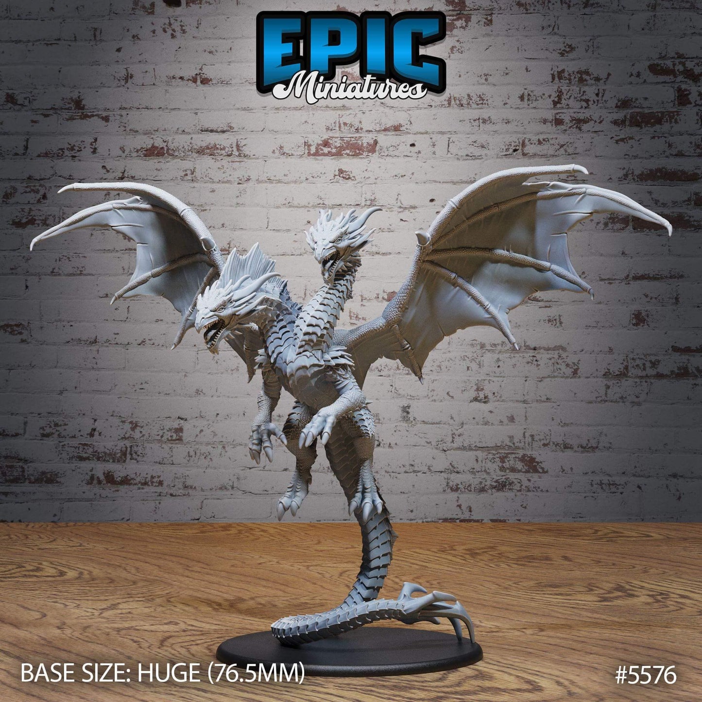 Two Headed Dragon Set - D&D Epic Miniatures   and Dragons
