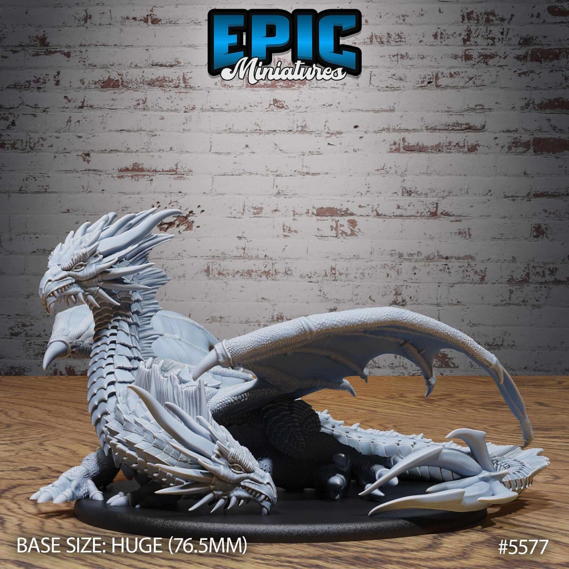 Two Headed Dragon Set - D&D Epic Miniatures   and Dragons