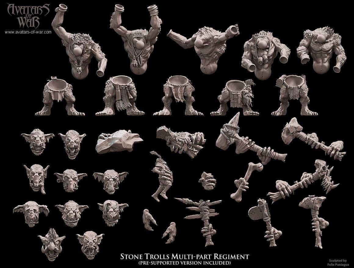 Stone Trolls Regiment - Avatars of War